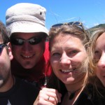 Kai, Ben, Diane, JJ at Cape Palliser