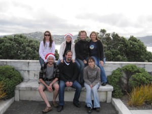 Picnic on Christmas day.