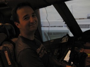 Kai flying a 777-200
